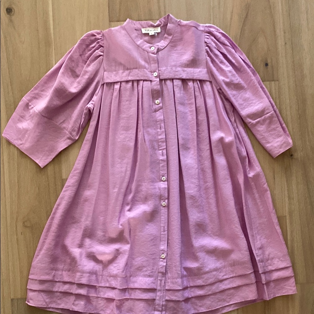 Elegant Pink Midi Dress